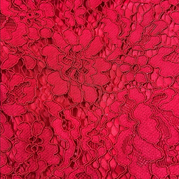 J. Crew Vibrant Red Lace Garment SIZE 00 - Picture 10 of 12